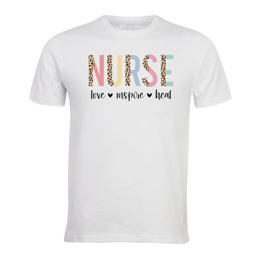 Nurse: Love, Inspire, Heal T-shirt