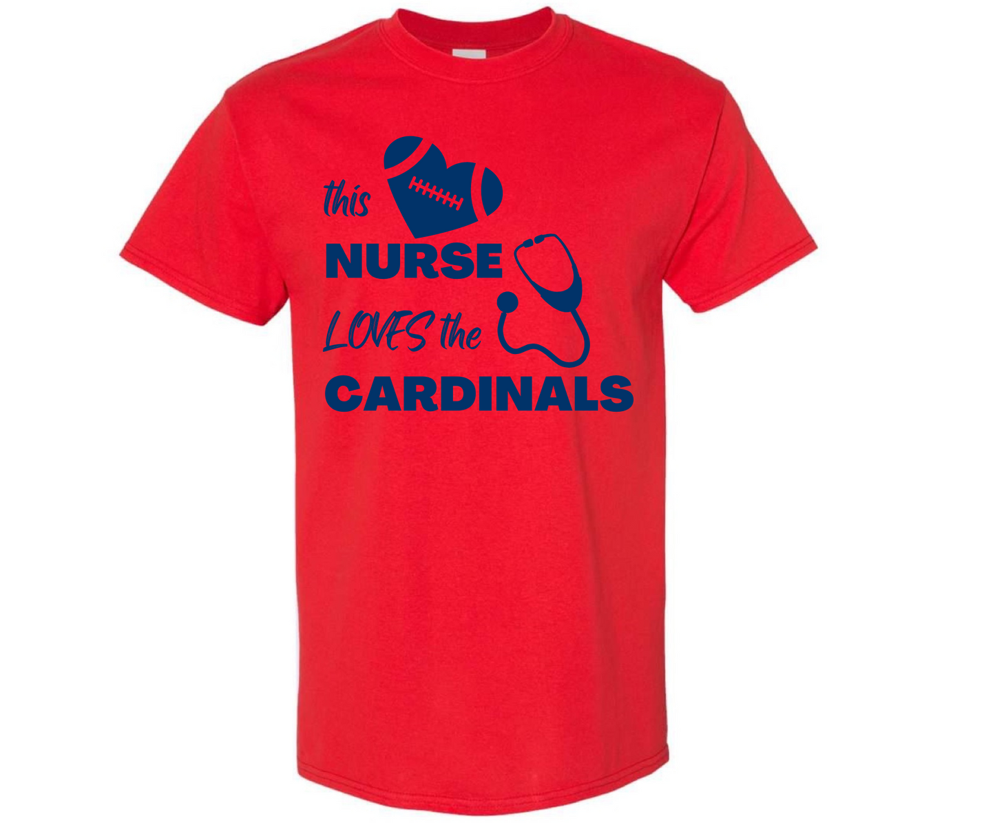 This Nurse Loves the Cardinals T-Shirt