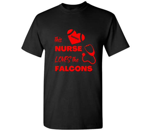 This Nurse Loves the Falcons T-Shirt